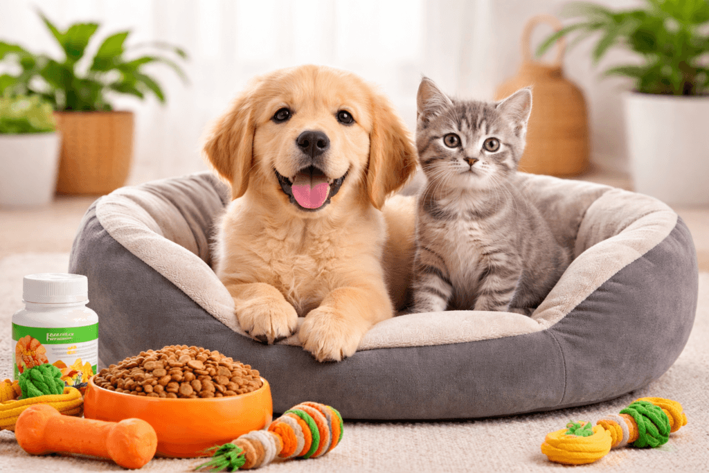 Premium pet supplies for dogs and cats at PetNestly